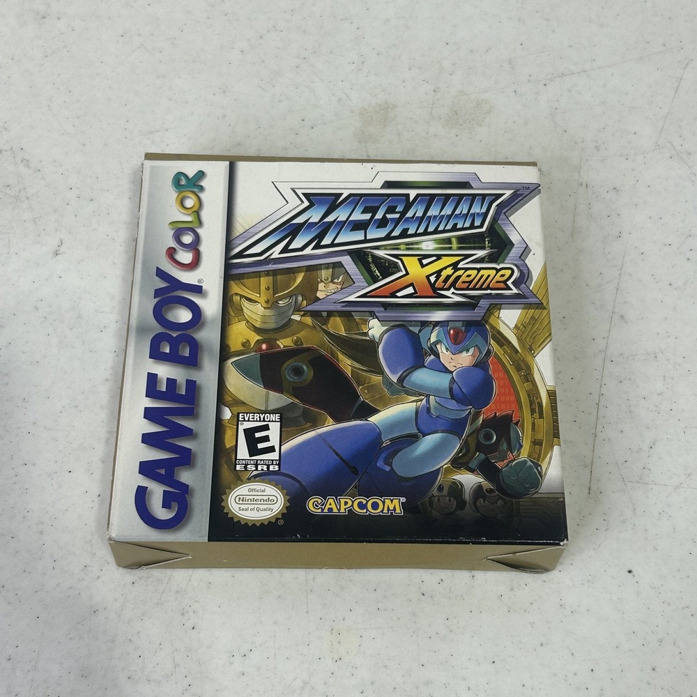 Mega Man Xtreme Game Boy Color GBC Box and Manual Only Capcom DMG-BM6E